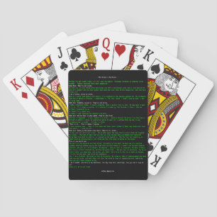 Das Hacker-Manifest Spielkarten
