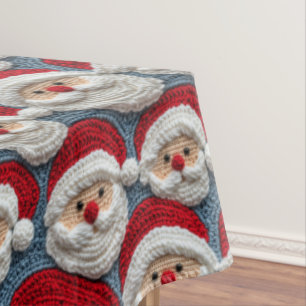 Das Häkelmuster des Weihnachtsmanns Tischdecke