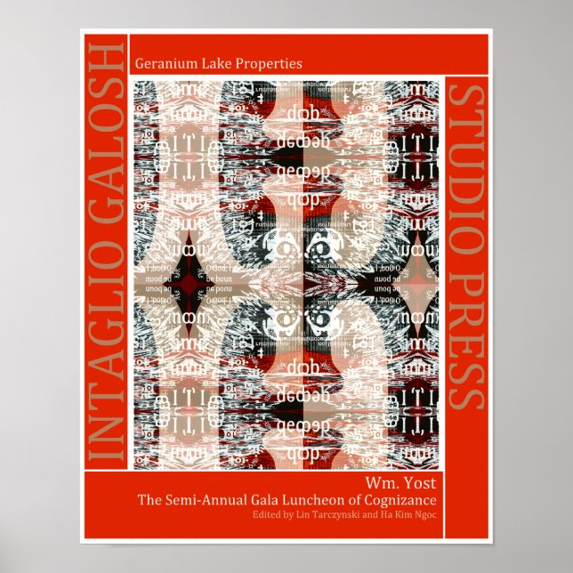 Das halbjährliche Gala-Luncheon der Erkenntnis Poster (Vorne)