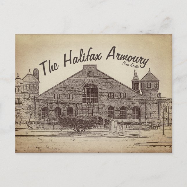 Das Halifax-Arsenal Postkarte (Vorderseite)