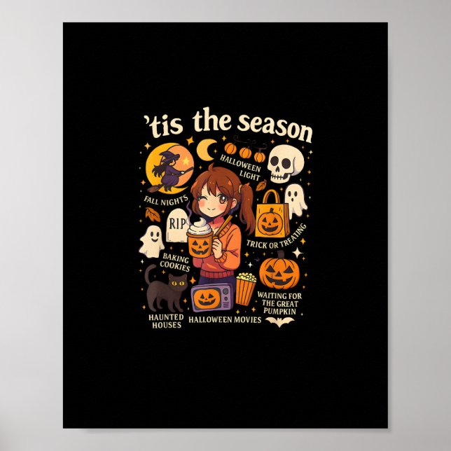 Das Halloween-Anime-Icons-Design der Saison Poster (Vorne)
