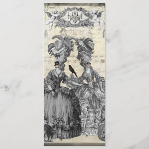 Das Halloween-Ball-Menü Menükarte