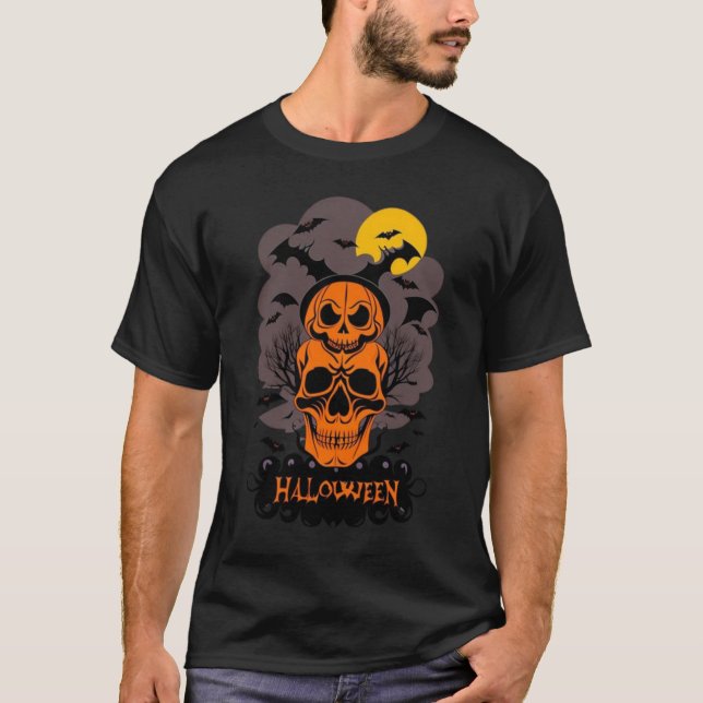 Das Halloween-Crew T-Shirt (Vorderseite)