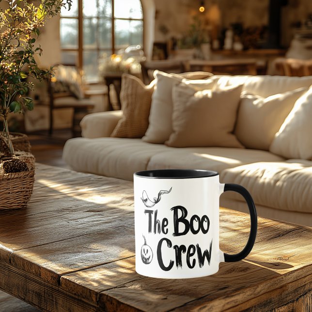 Das Halloween der Boo-Crew - Fun & Spooky Ghost De Tasse (Von Creator hochgeladen)