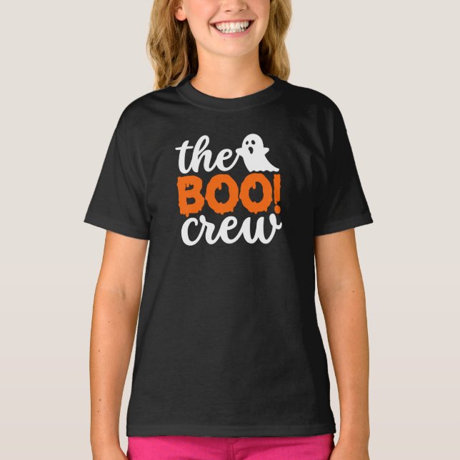 Das Halloween der Boo-Crew T-Shirt (Vorderseite)