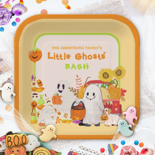 Das Halloween der Kleine Geister Pappteller