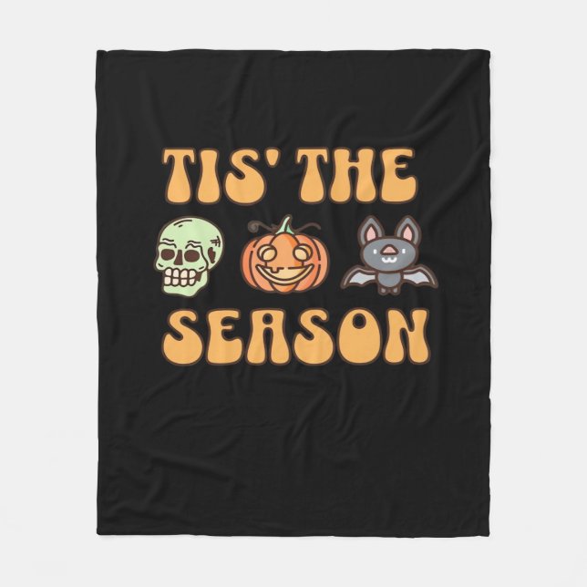 Das Halloween der Saison Fleecedecke (Vorderseite)