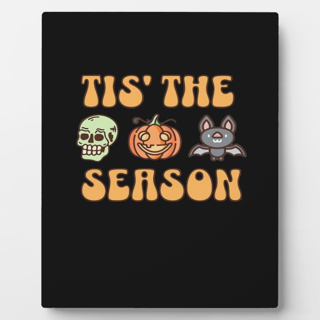 Das Halloween der Saison Fotoplatte (Vorderseite)