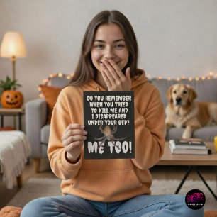 Das Halloween der Spinne Karte