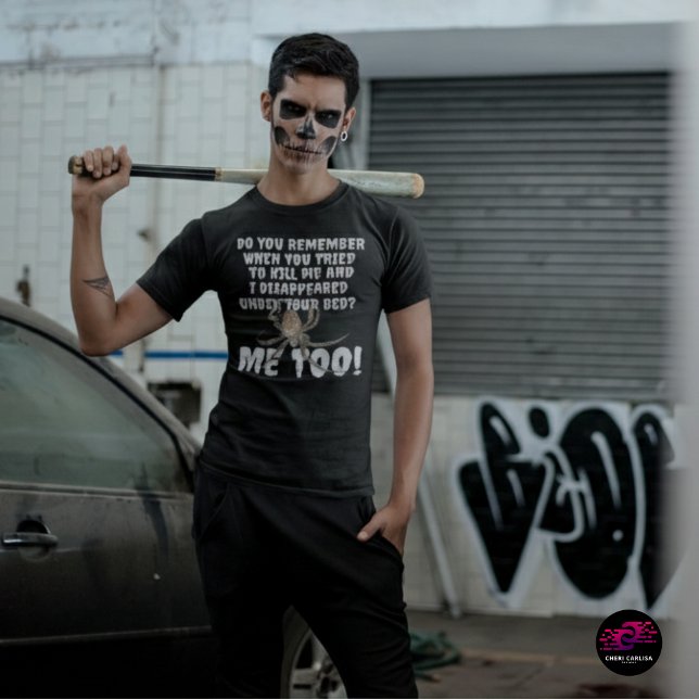 Das Halloween der Spinne T-Shirt (You miss once. It remembers forever.🕷️)