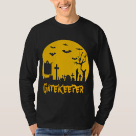 Das Halloween-Gatekeeper Mens Long Sleeve T-Shirt