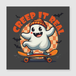 Das Halloween Ghost-Skaten-Mainboard wird echt lec Magnetkarte