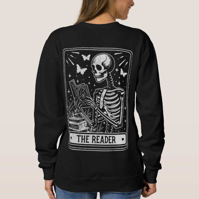 Das Halloween-Leseprogramm für Leser Sweatshirt (Rückseite)