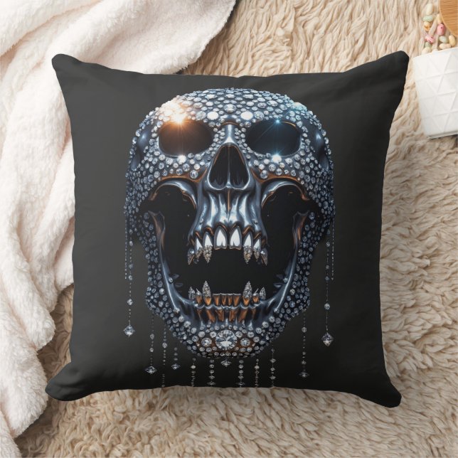 Das Halloween "Spooky Bling" Kissen (Decke)