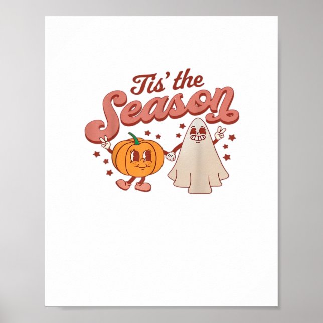 Das Halloween-Weihnachtsfest ist Vintag Spooky Poster (Vorne)