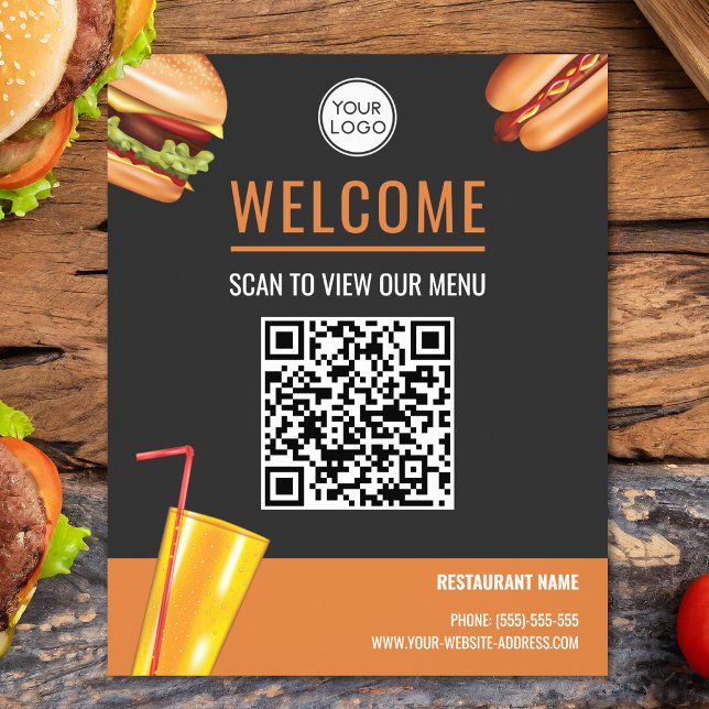 Das Hamburger Fast Food Restaurant scannt nach Spe Flyer (Von Creator hochgeladen)