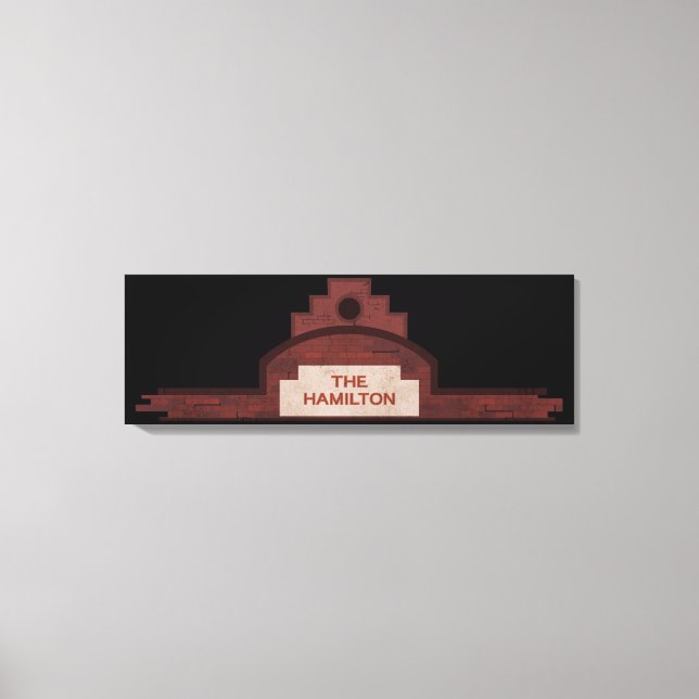 das Hamiton-Gebäude Leinwanddruck (Vorderseite)