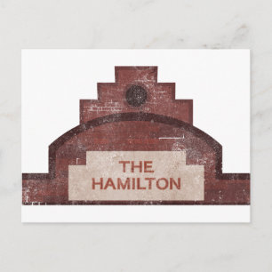 das Hamiton-Gebäude Postkarte