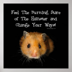 Das Hamsterplakat Poster