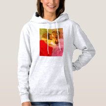 Das Handgemalte Portrait Hoodie
