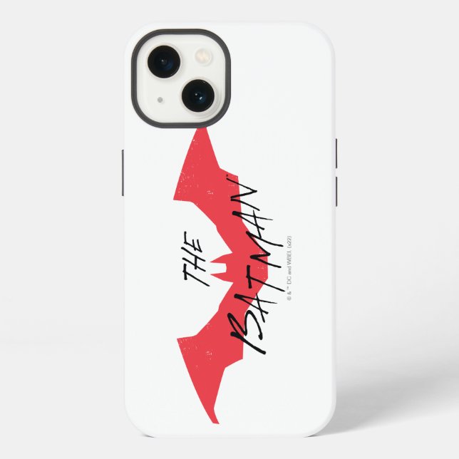 Das handgeschriebene Batman-Logo iPhone Hülle (Rückseite)