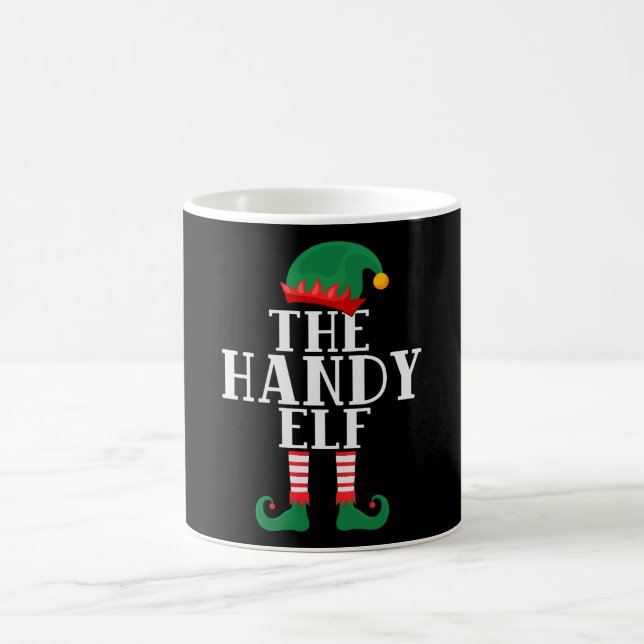 Das handliche Elf-Weihnachten Kaffeetasse (Mittel)