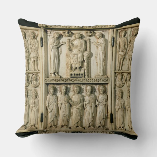 Das Harbaville Triptychon, das Christus Kissen (Vorderseite)