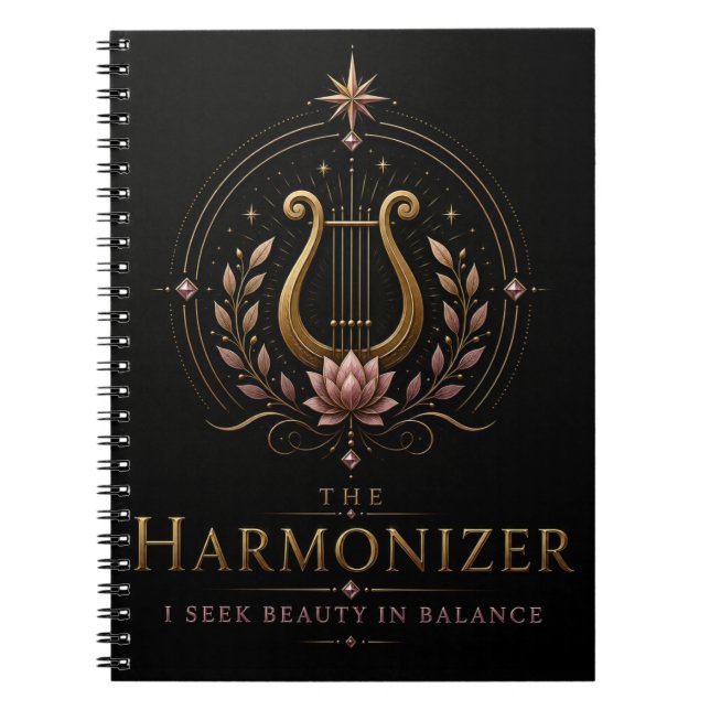 Das Harmonisierer-Archetyp Selbstentdeckungs-Notiz Notizblock (Vorderseite)