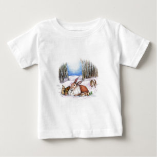 Das Häschen der Jahreszeit Baby T-shirt