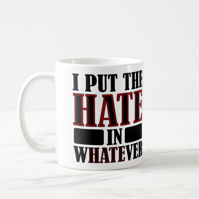 Das Hass in der sonnigen Umarmung oder in der Reis Tasse (Links)