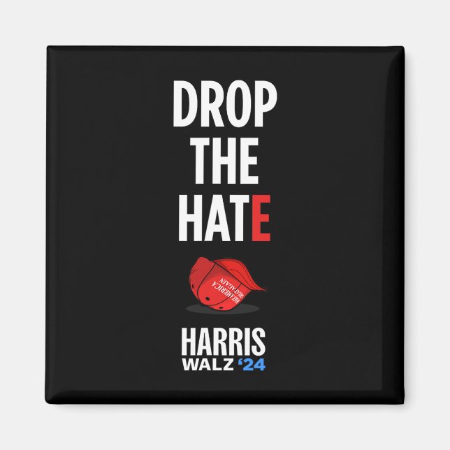 Das Hass - Kein Maga Hat wählen Kamala Harris Tim  Magnet (Vorne)