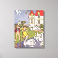 Das hässliche Duckling, die Vintage Märchen von Ha