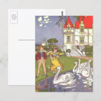 Das hässliche Duckling, die Vintage Märchen von Ha