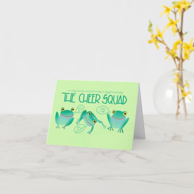 Das hast du Got Karte (Gelbe Blume)