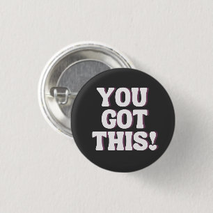 Das hast du Got!   Spielerisch schwarze Emo Inspir Button