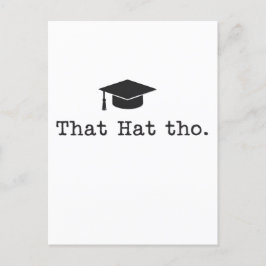Das hat Tho Funny Familie Freunde Abschluss Postkarte