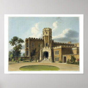 Das Haupthaus des meisters, Rugby-Schule, von Poster