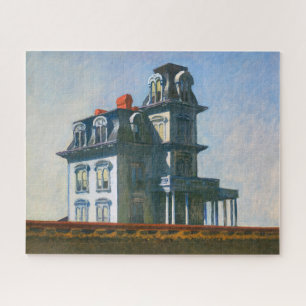Das Haus am Eisenbahngleis Edward Hopper Puzzle