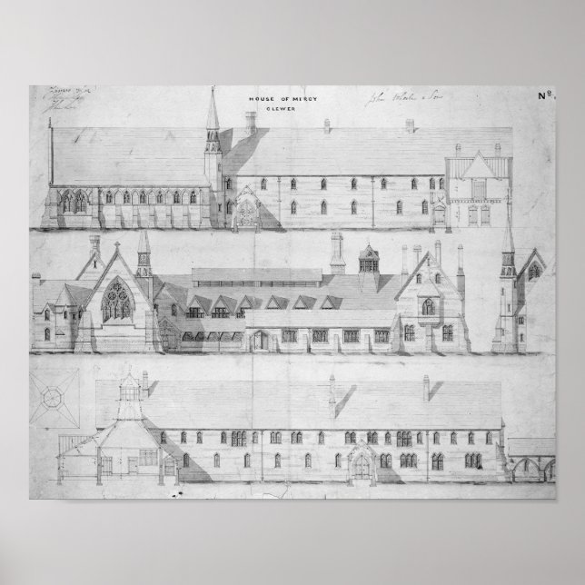 Das Haus der Gnade, Clewer, c.1853 Poster (Vorne)