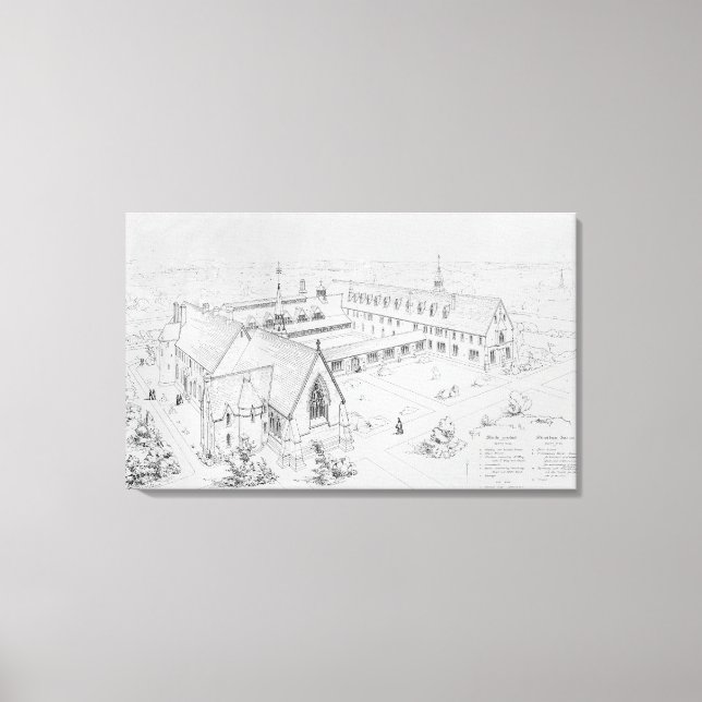 Das Haus der Gnade, Clewer Leinwanddruck (Vorderseite)