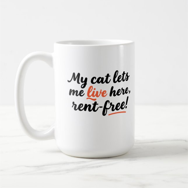 Das Haus der Katzen Kaffeetasse (Links)