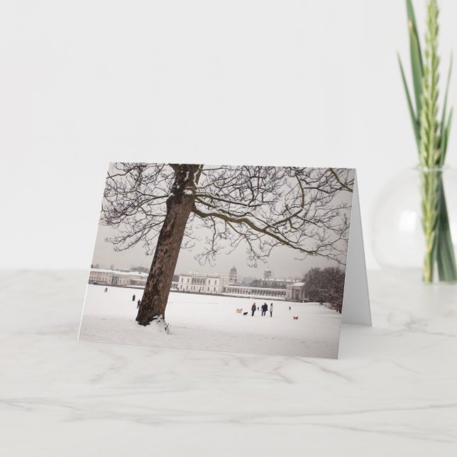 Das Haus der Königin, Greenwich Feiertagskarte (Vorderseite)