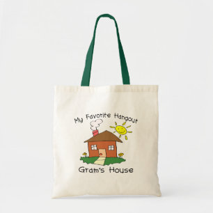 Das Haus des Lieblingstreffpunkt-Gramms Tragetasche