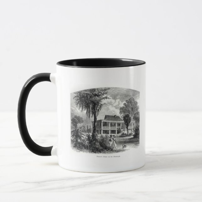 Das Haus des Pflanzers auf dem Mississippi Tasse (Links)