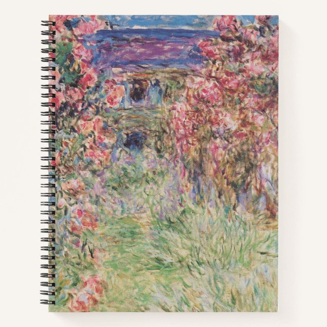 Das Haus in den Rosen - Claude Monet Notizbuch (Vorderseite)