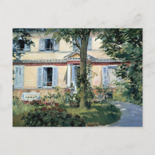 Das Haus in Rueil   Édouard Manet Postkarte