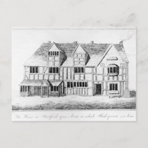 Das Haus in Stratford-upon-Avon Postkarte