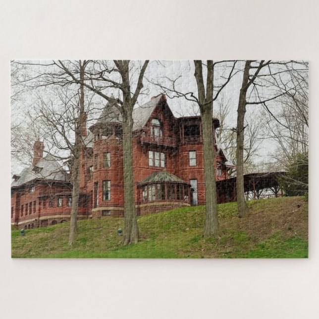 Das Haus von Mark Twain in Connecticut Puzzle (Horizontal)