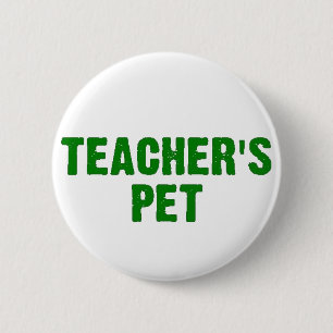 Das Haustier des Lehrers Button