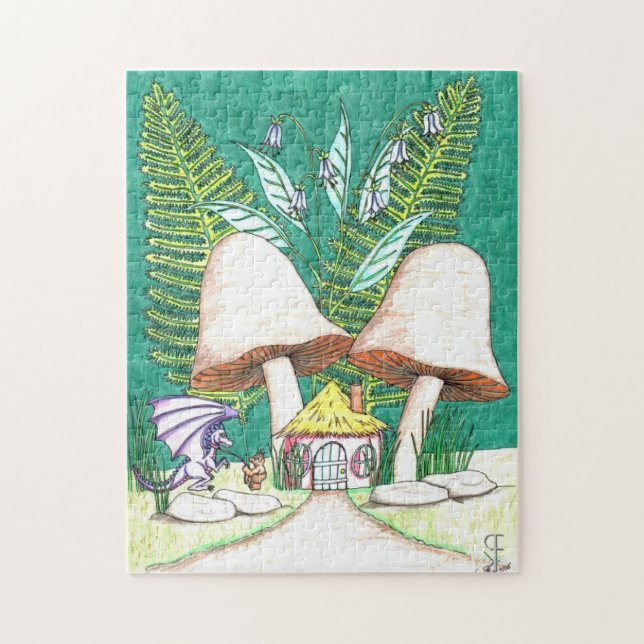 Das Haustier-Drache-Puzzle Puzzle (Vertikal)